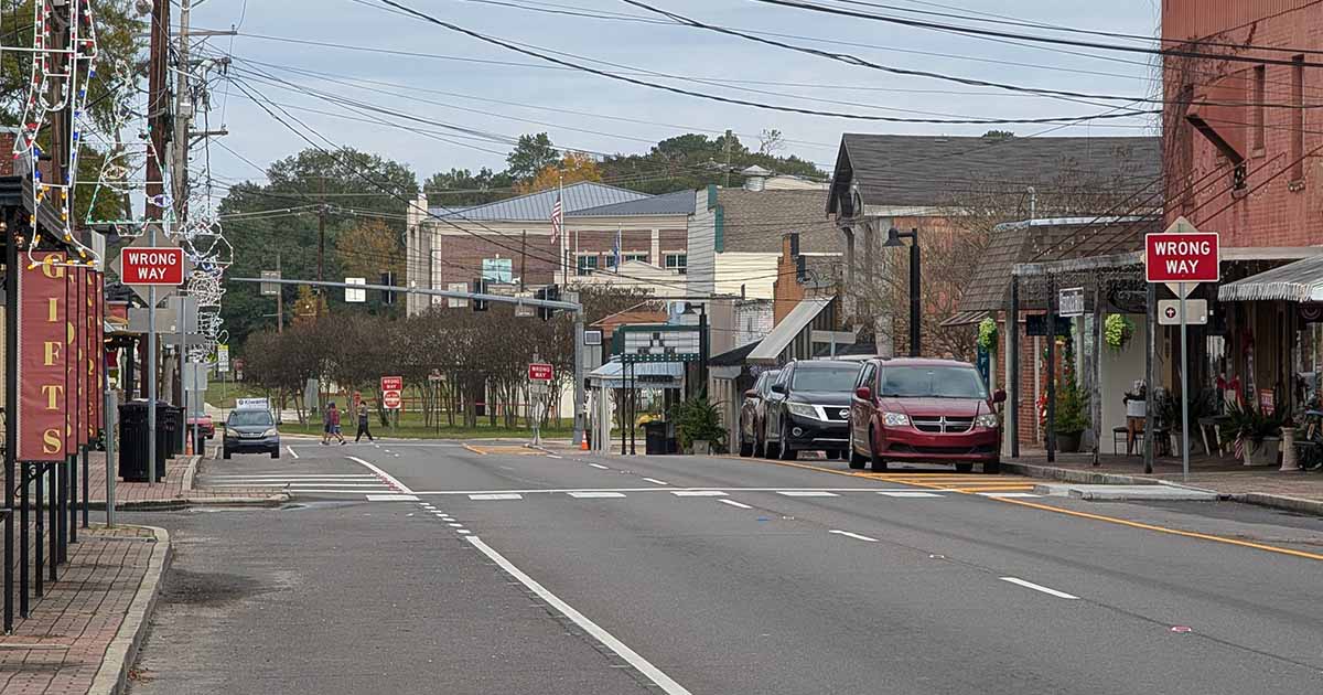 Denham Spring's Antique District Main Street